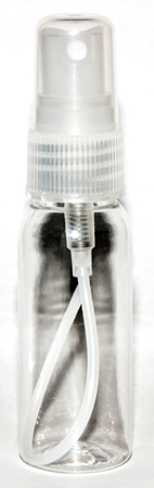 Clear Plastic Spray Bottle, 1 oz, 30ml - Click Image to Close